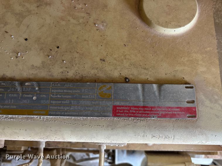 image for item FG0317 Ingersoll Rand 825 air compressor
