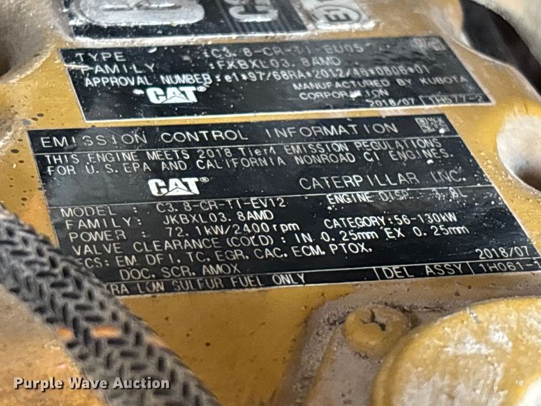 image for item FG0320 2019 Caterpillar 299D2 tracked skid steer loader