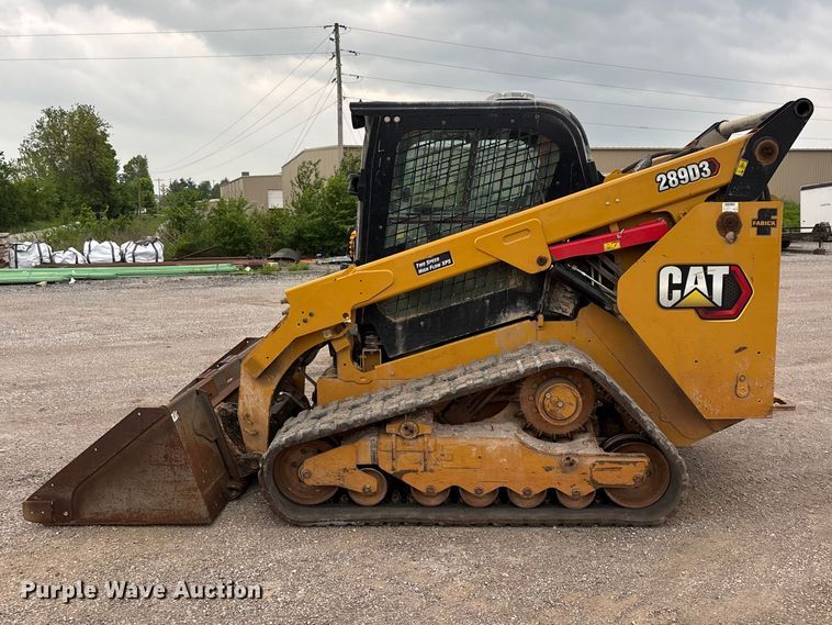 image for item FG0321 2020 Caterpillar 289D3 tracked skid steer loader
