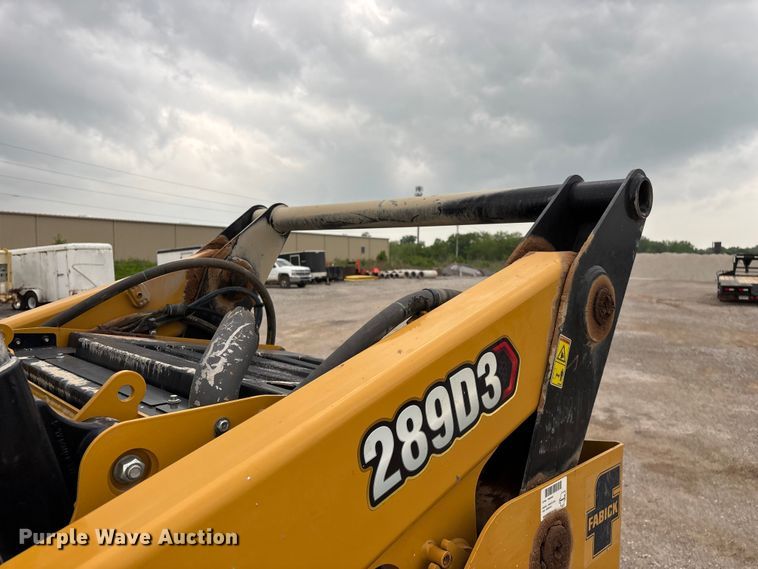 image for item FG0321 2020 Caterpillar 289D3 tracked skid steer loader