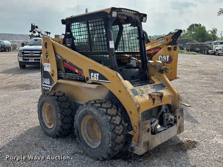 image for item FG0322 2006 Caterpillar 248B skid steer loader