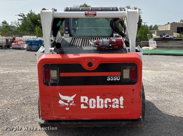 image for item FG0323 2018 Bobcat S590 skid steer loader