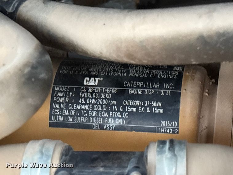 image for item FG0331 2016 Caterpillar 308E2 CR excavator