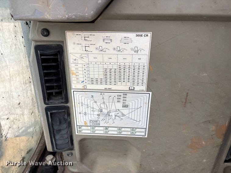 image for item FG0332 2013 Caterpillar 305E CR mini excavator