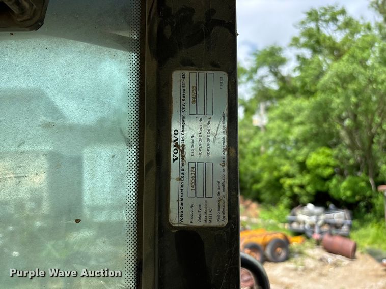 image for item FG0336 2008 Volvo EC210CL excavator