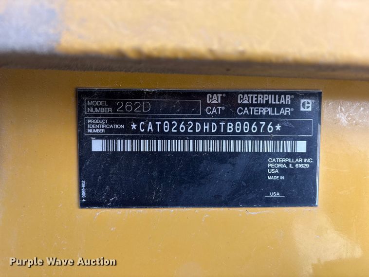 image for item FG2974 2014 Caterpillar 262D High Flow XPS skid steer loader
