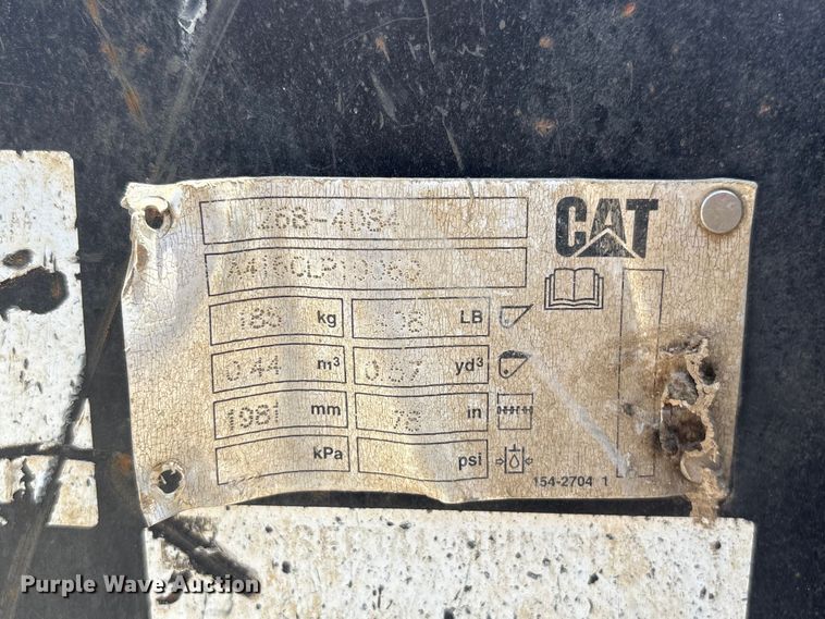 image for item FG2975 2016 Caterpillar 279D tracked skid steer loader
