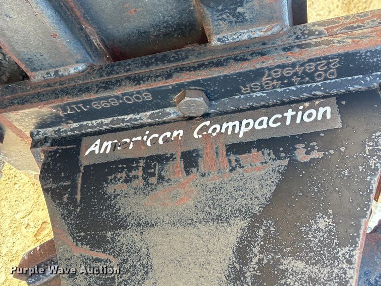 image for item FG2980 American Compaction DC-4-48SR skid steer compaction wheel