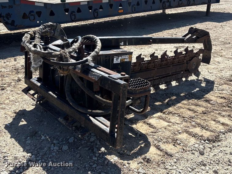 image for item FG2982 John Deere TR48B skid steer trencher