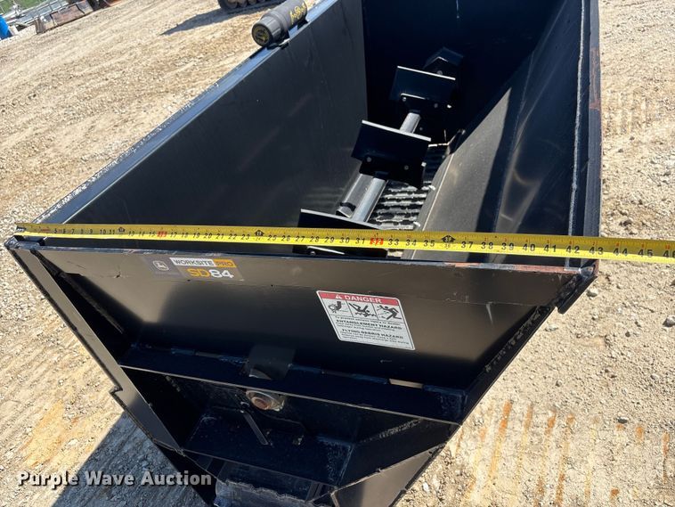 image for item FG2985 John Deere SD84 skid steer side discharge bucket