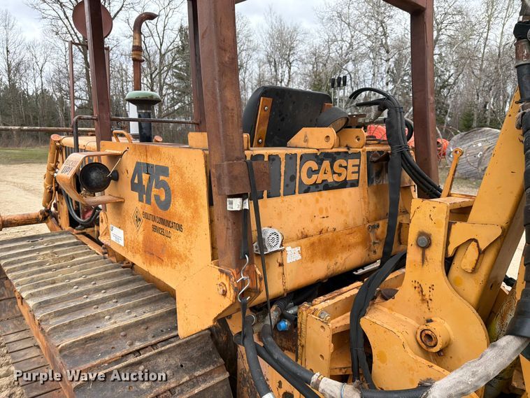 image for item FK0139 1973 Case 475 vibratory cable plow