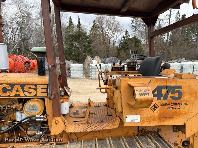 image for item FK0139 1973 Case 475 vibratory cable plow