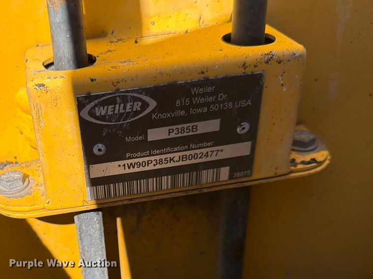 image for item FK0143 Weiler P385B paver