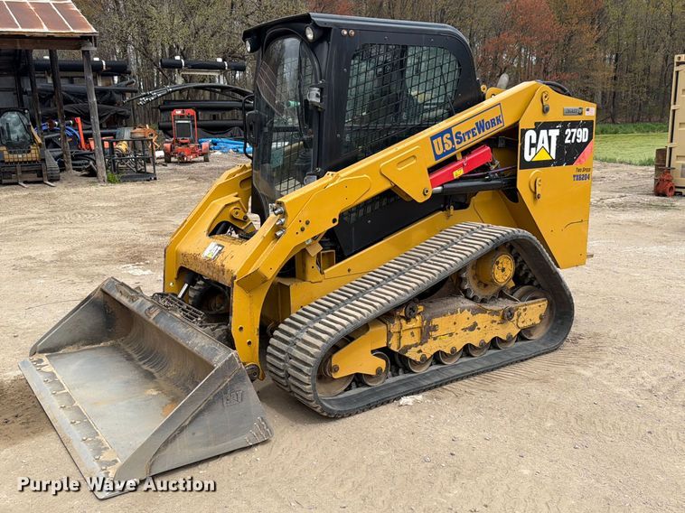image for item FK0145 2019 Caterpillar 279D tracked skid steer loader