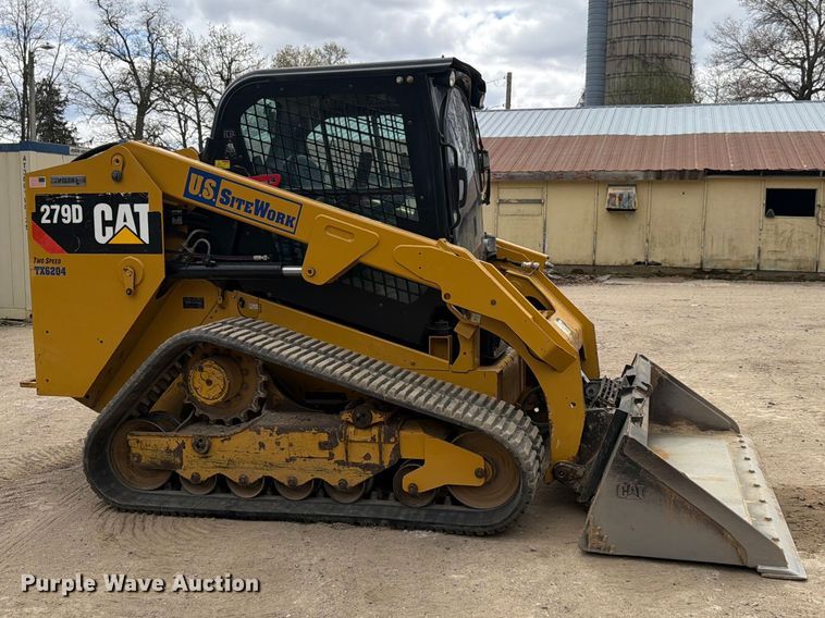 image for item FK0145 2019 Caterpillar 279D tracked skid steer loader