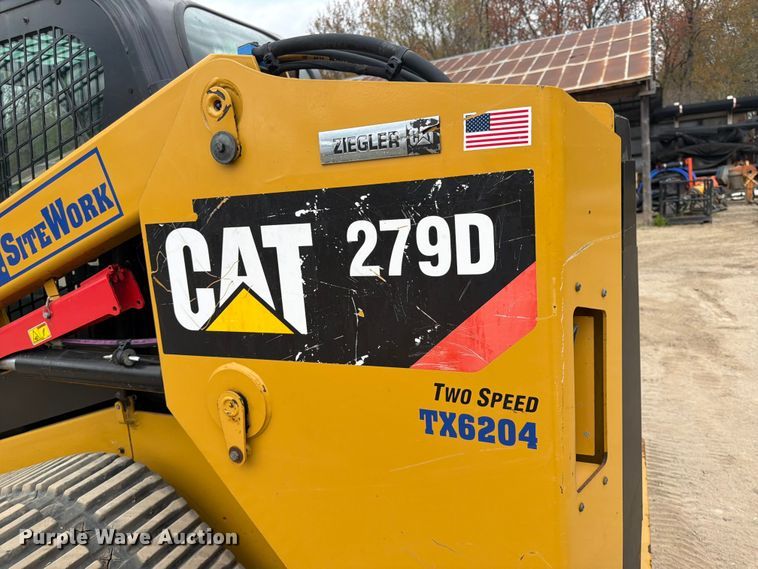 image for item FK0145 2019 Caterpillar 279D tracked skid steer loader