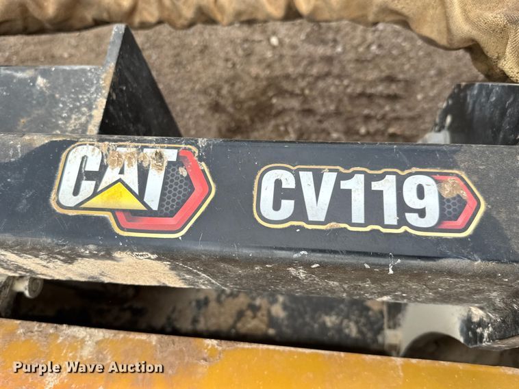 image for item MX9244 2025 Caterpillar CV119 skid steer vibratory roller