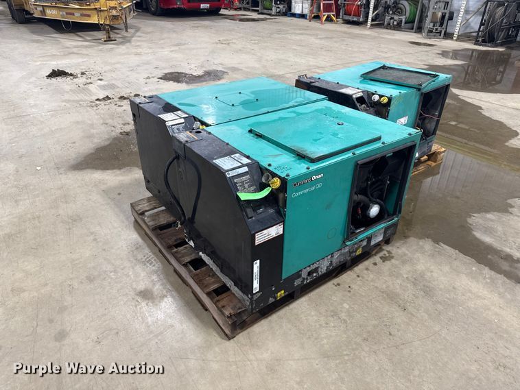 (3) Cummins Onan Commercial QD generators