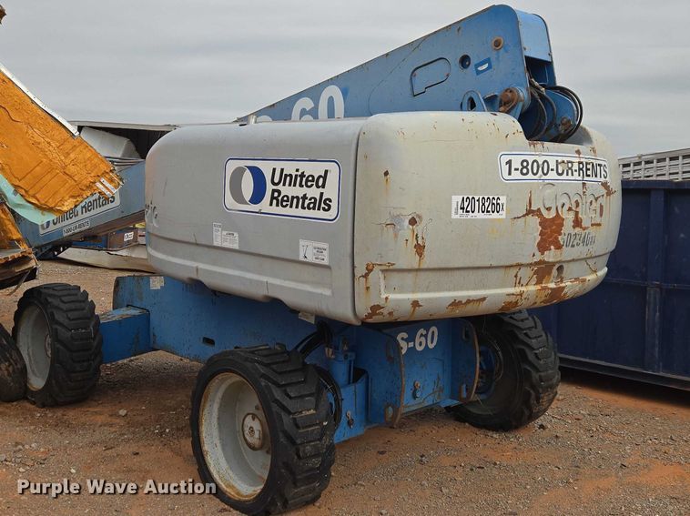 image for item YA2782 2005 Genie S-60 boom lift