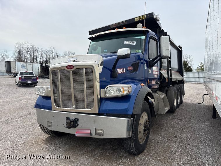 image for item YA2873 2018 Peterbilt 567 dump truck