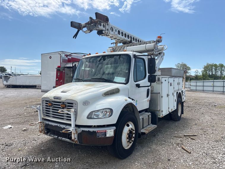 image for item YA3093 2014 Freightliner Business Class M2 cable placer bucket truck