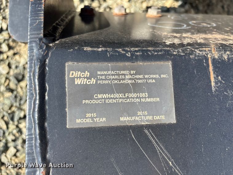 image for item YA3099 2015 Ditch Witch 410SX trencher
