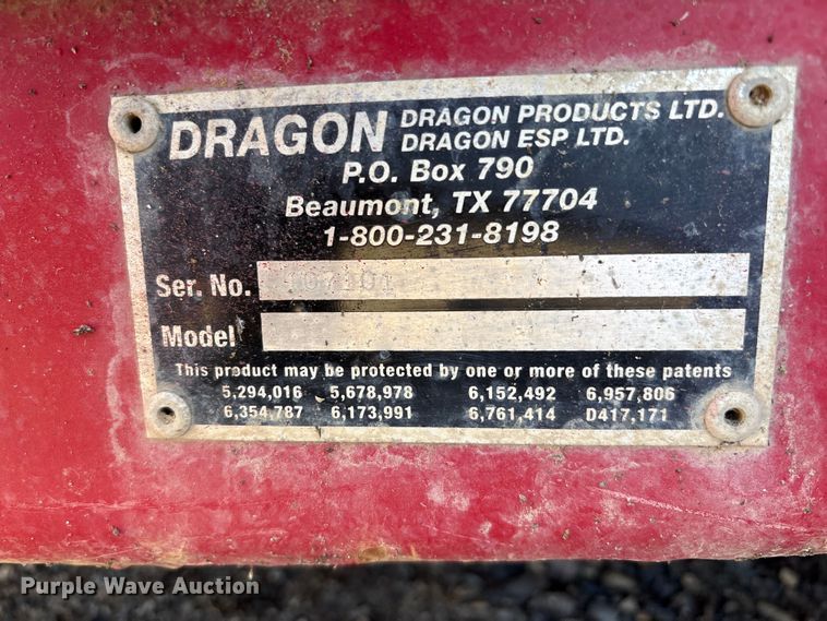 image for item YA3171 Dragon Products frac tank trailer