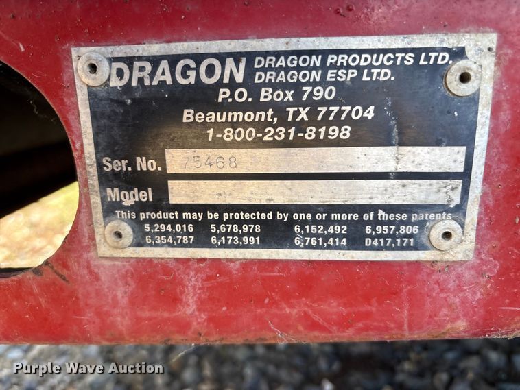 image for item YA3174 Dragon Products frac tank trailer