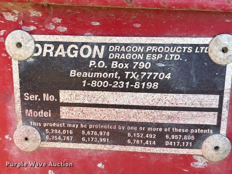 image for item YA3175 Dragon Products frac tank trailer