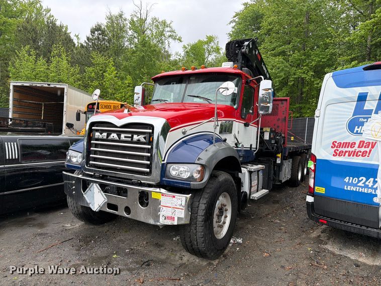 image for item YA3272 2024 Mack Granite crane truck