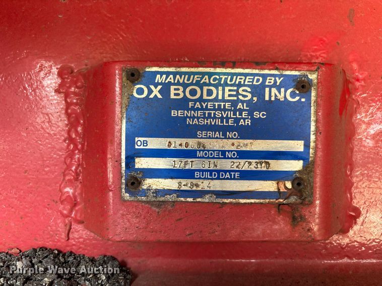 image for item YA3276 2015 Mack GU713 dump truck