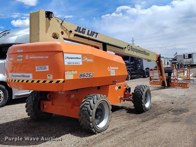 image for item YA3418 2022 JLG 860SJ boom lift