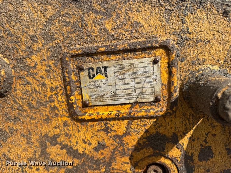 image for item YA3457 2011 Caterpillar 315D L excavator