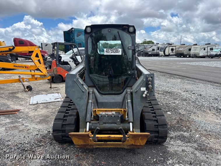 image for item YA3511 2015 John Deere 319E tracked skid steer loader