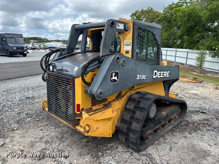 image for item YA3511 2015 John Deere 319E tracked skid steer loader