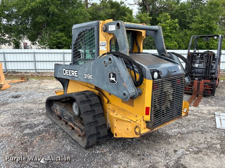 image for item YA3511 2015 John Deere 319E tracked skid steer loader