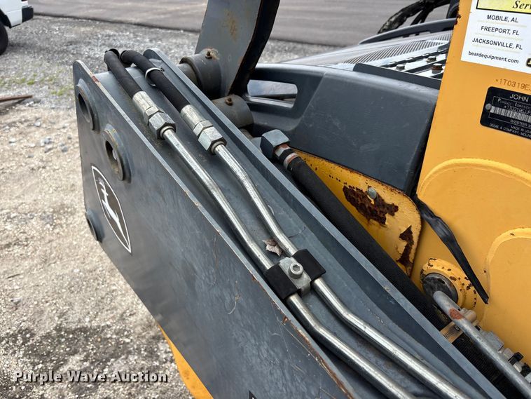 image for item YA3511 2015 John Deere 319E tracked skid steer loader