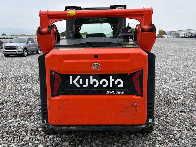 image for item YA3548 2023 Kubota  SVL75-3 tracked skid steer loader