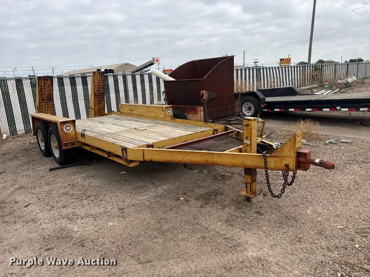 image for item DS6828 1994 Belshe WB2 equipment trailer