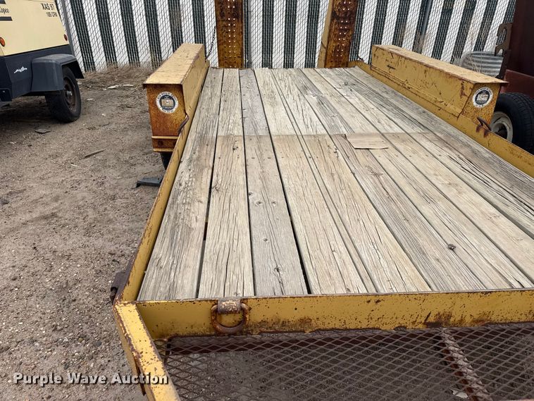image for item DS6828 1994 Belshe WB2 equipment trailer