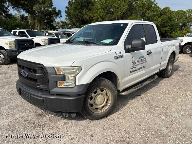 image for item DU6257 2016 Ford F150 Ext. Cab pickup truck