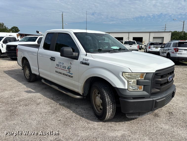 image for item DU6257 2016 Ford F150 Ext. Cab pickup truck