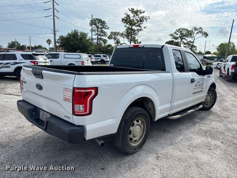 image for item DU6257 2016 Ford F150 Ext. Cab pickup truck