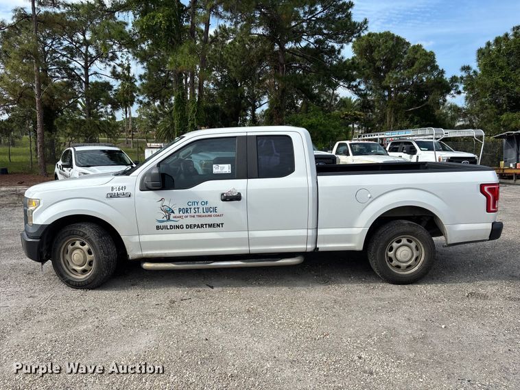 image for item DU6257 2016 Ford F150 Ext. Cab pickup truck