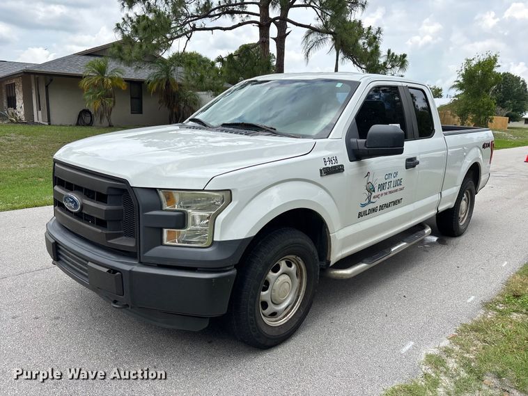 image for item DU6262 2016 Ford F150 Ext. Cab pickup truck