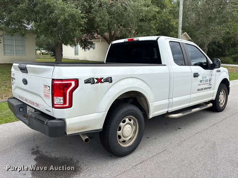 image for item DU6262 2016 Ford F150 Ext. Cab pickup truck