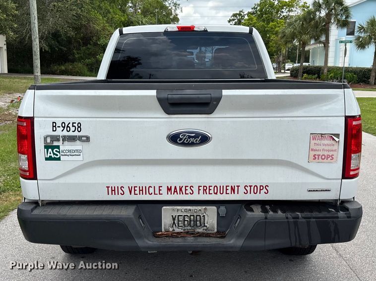 image for item DU6262 2016 Ford F150 Ext. Cab pickup truck