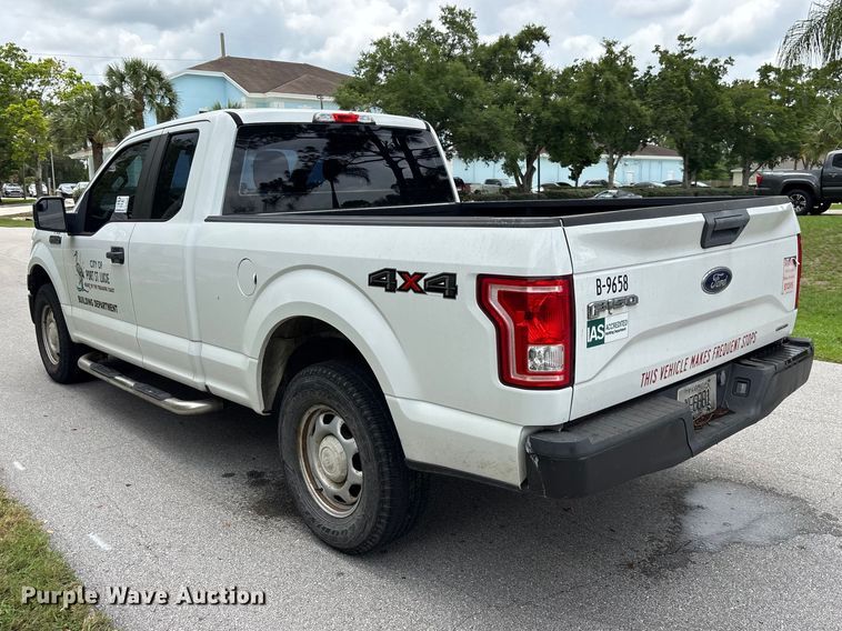 image for item DU6262 2016 Ford F150 Ext. Cab pickup truck