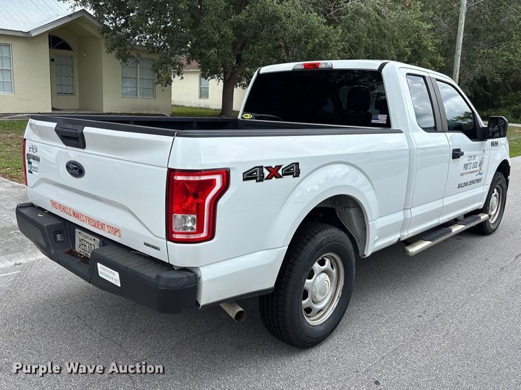 image for item DU6266 2016 Ford F150 Ext. Cab pickup truck