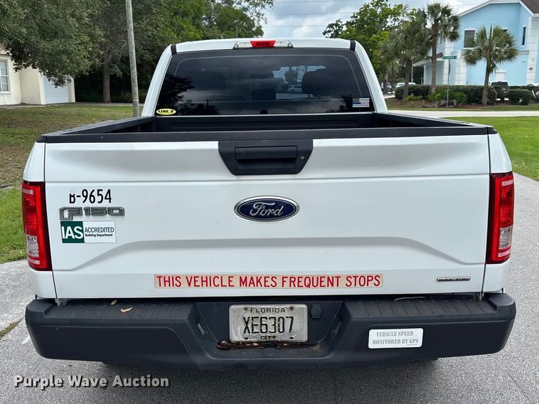 image for item DU6266 2016 Ford F150 Ext. Cab pickup truck